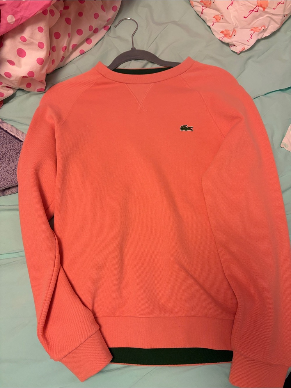 Lacoste Women’s Coral Crewneck Sweatshirt